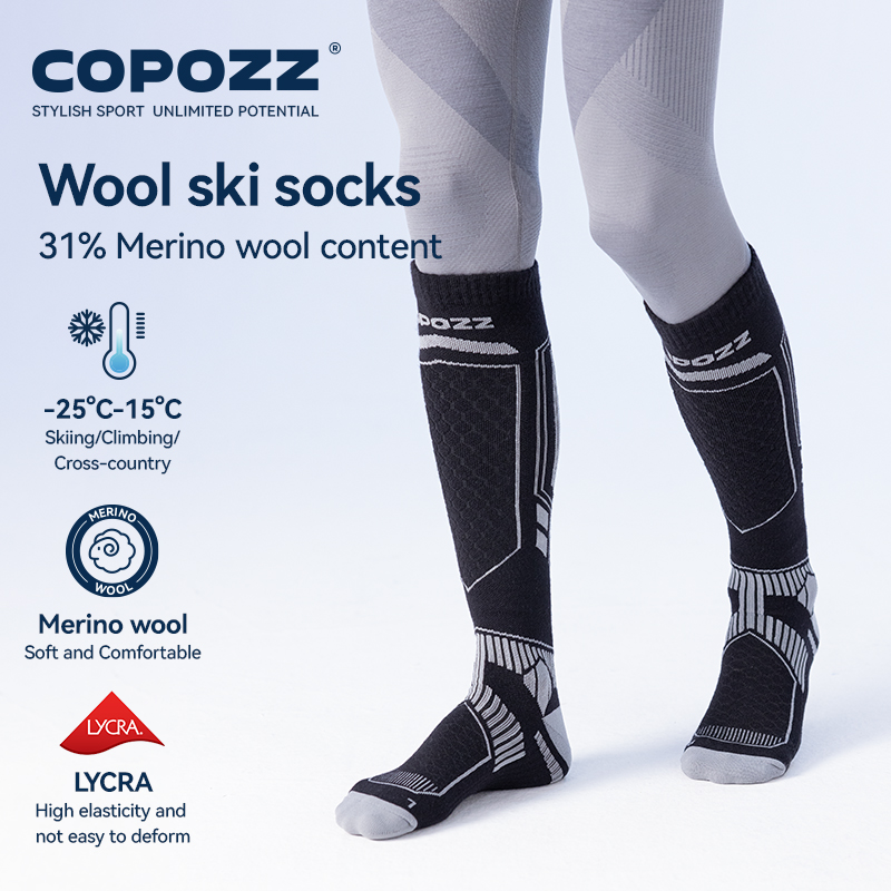 COPOZZ Nuovi calzini da sci in - Thermal Sock Wool recensione e prezzo