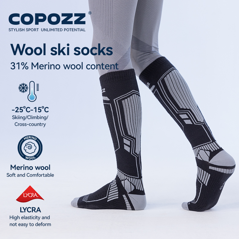 COPOZZ Nuovi calzini da sci in - Thermal Sock Wool recensione e prezzo